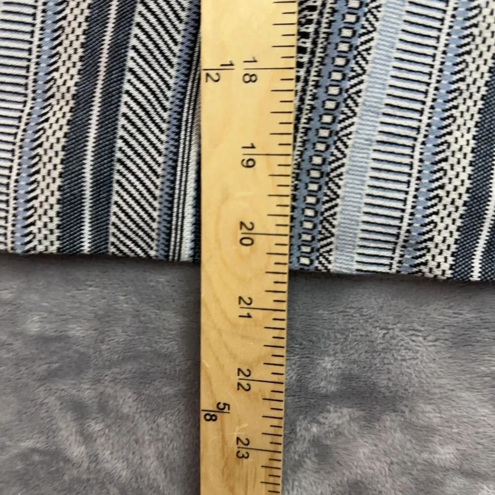 J. Jill Skirt Women’s Size S Blue Geometric Aztec Stretch Knit Pull On Faux Wrap